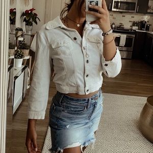 White jean jacket !